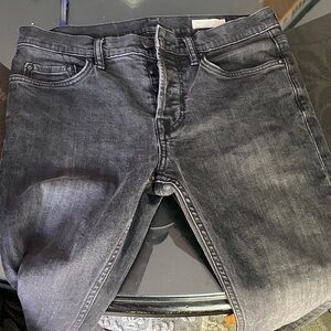 All Saints Charcoal Slim Jeans